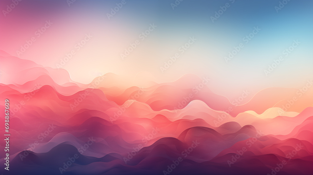 Cosmic Waves: Abstract Gradient Background
