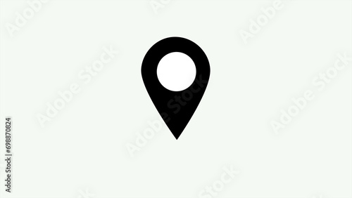 GPS location Map pointer icon. location icon illustration. Design can use for web and mobile app.