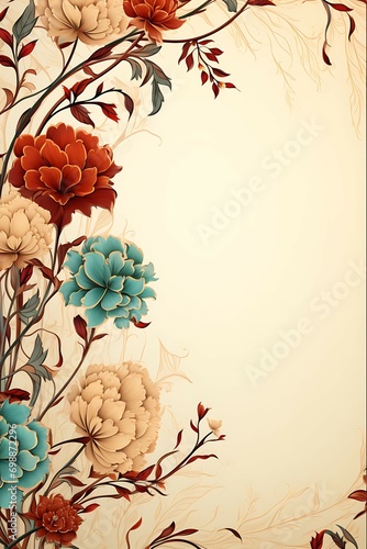 flat simple Islamic ornament background