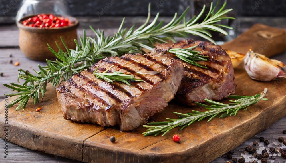 Beyond Meat, a Symphony of Senses: Chops Sizzle, Rosemary Dreams, Cutting Board Tells a Story of Deliciousness Beyond Meat, a Symphony of Senses: Chops Sizzle, Rosemary Dreams, Cutting Board Tells a Story of Deliciousness
