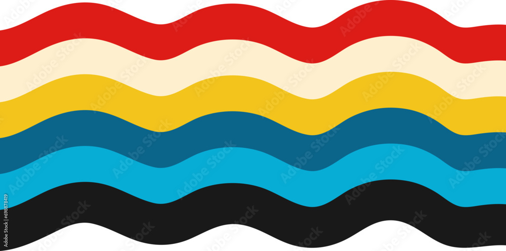 wave sticker vector illustration wave sticker vector illustration