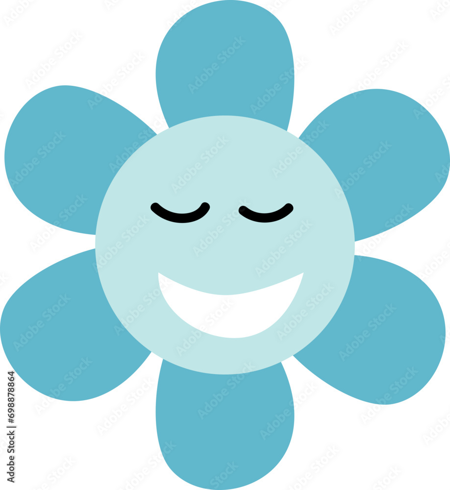 flower face vector illustration flower face vector illustration