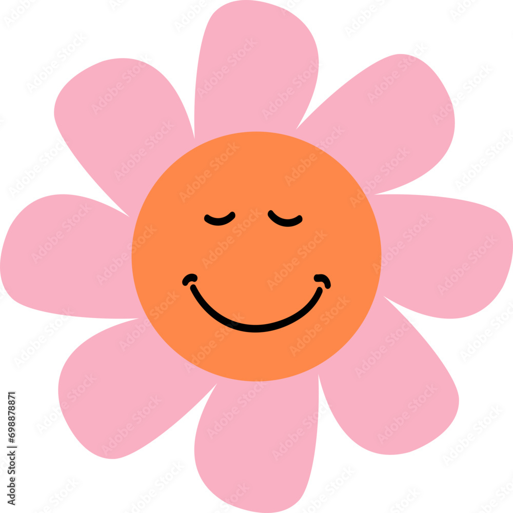 flower face vector illustration flower face vector illustration