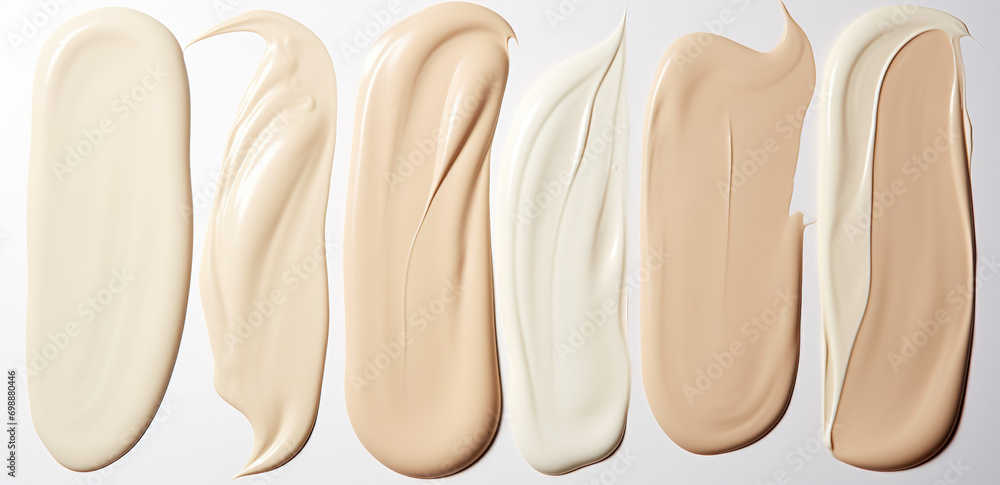 Powder and skin cream, generative ai Powder and skin cream, generative ai