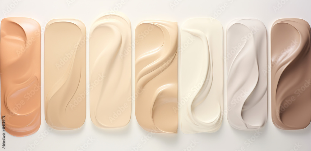 Powder and skin cream, generative ai Powder and skin cream, generative ai
