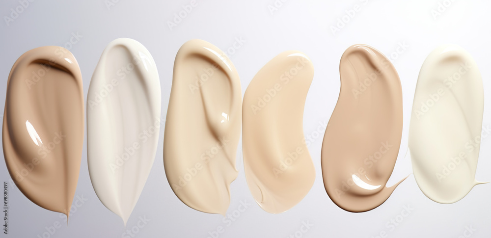 Powder and skin cream, generative ai Powder and skin cream, generative ai