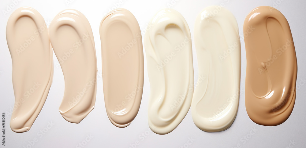 Powder and skin cream, generative ai Powder and skin cream, generative ai