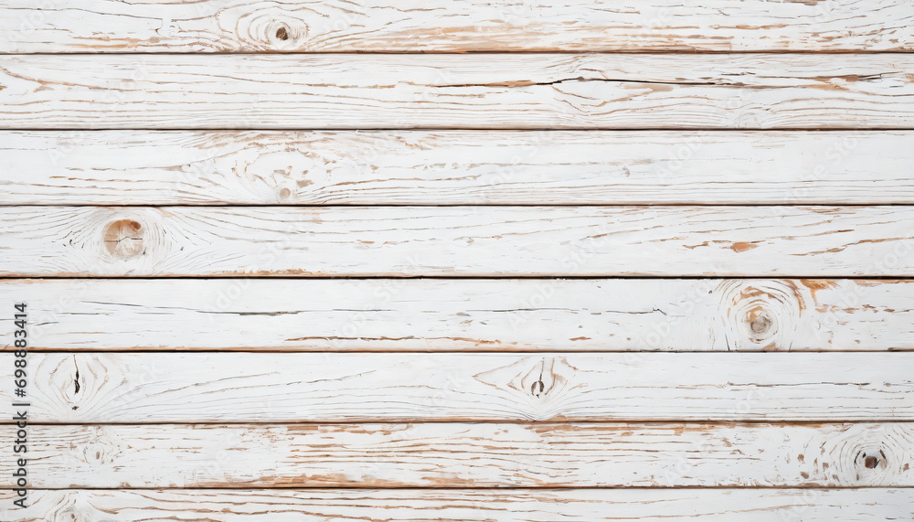 Obraz premium White Old Wood Wall: A Natural Pattern Background