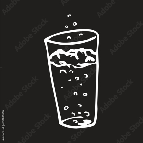 glass with water