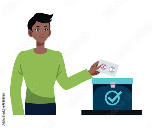 elections day man voting