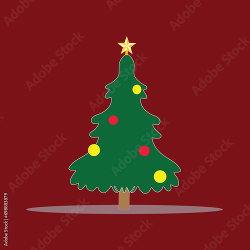 christmas tree vector