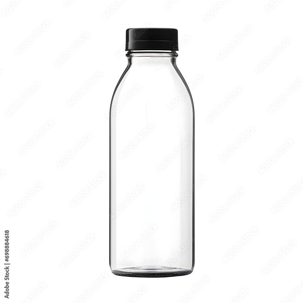 bottle of water isolated
