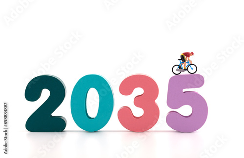 Miniaturized photography cycling across the New Year 2035