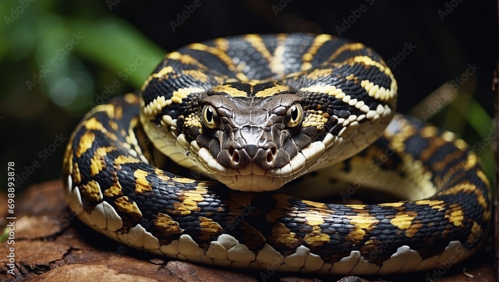 Obraz premium close up of a python