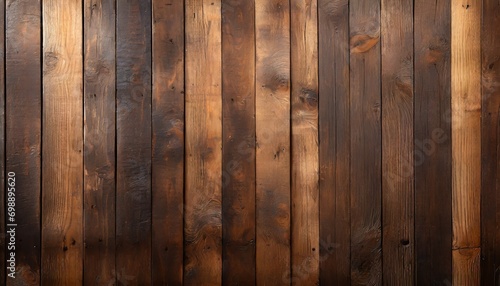 Time-Worn Elegance: Old Wood Wall Texture in Rustic Brown