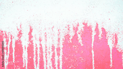 red paint on a wall
