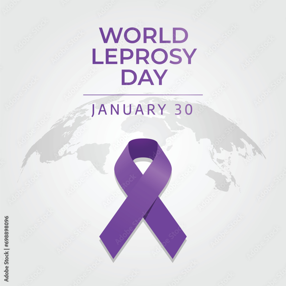 Ideal for World Leprosy Day celebrations, this vector graphic depicts the disease. Ideal for World Leprosy Day celebrations, this vector graphic depicts the disease.