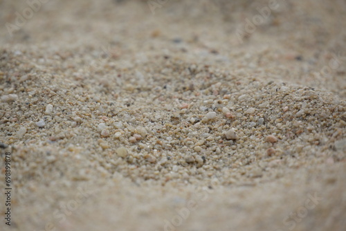Macro of sand ripples on the beach, good lighting, texture