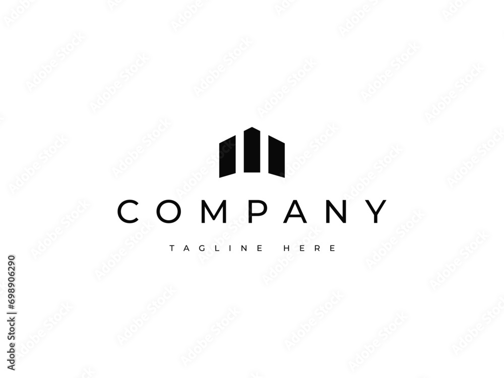 minimal real estate house logo design minimal real estate house logo design