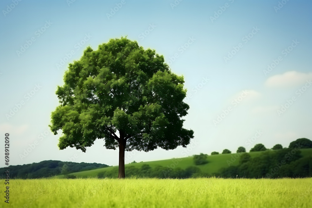 Obraz premium renewable energy light bulb with green energy, Earth Day or environment protection Hands protect forests that grow on the ground and help save the world, solar panels