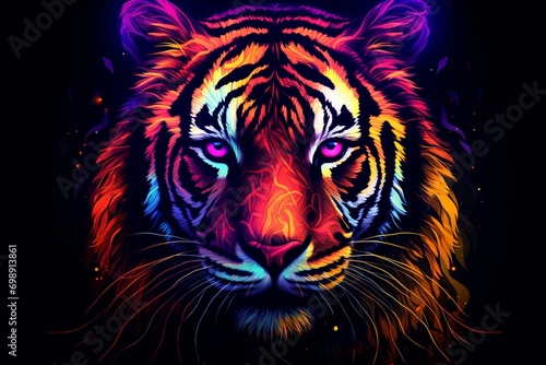 Neon tiger 