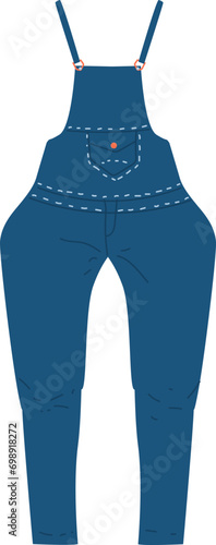 jeans clothes vector illustration