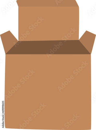 shoe boxes vector illustration