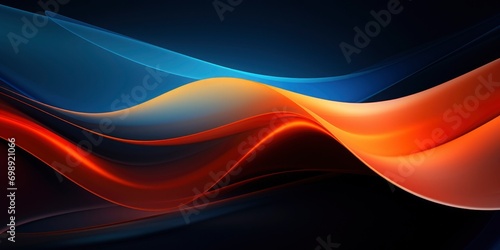 Abstract dynamic wavy background