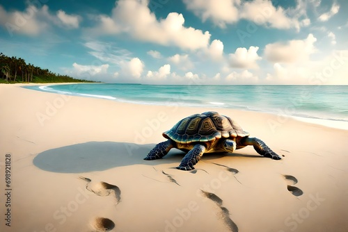 turtle on the beach