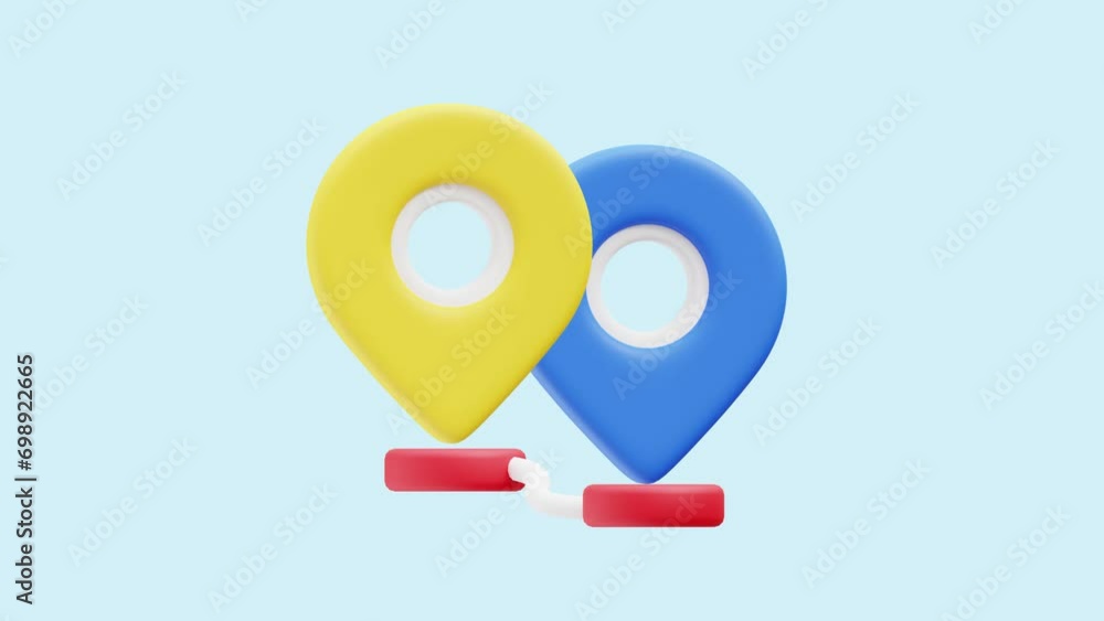 Destination spot animated 3d icon. Great for business, technology, company, websites, apps, education, marketing and promotion. Travel 3d icon animation. Destination spot animated 3d icon. Great for business, technology, company, websites, apps, education, marketing and promotion. Travel 3d icon animation.
