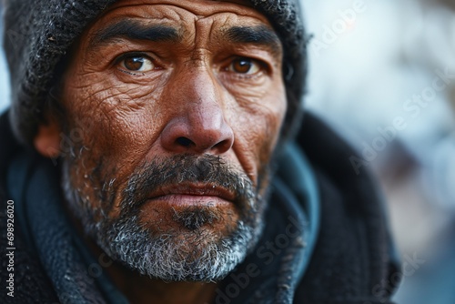 An older man with a beard and a hat