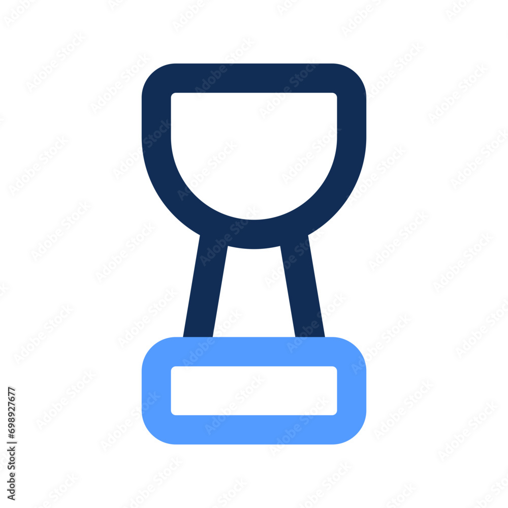 trophy outline color icon trophy outline color icon