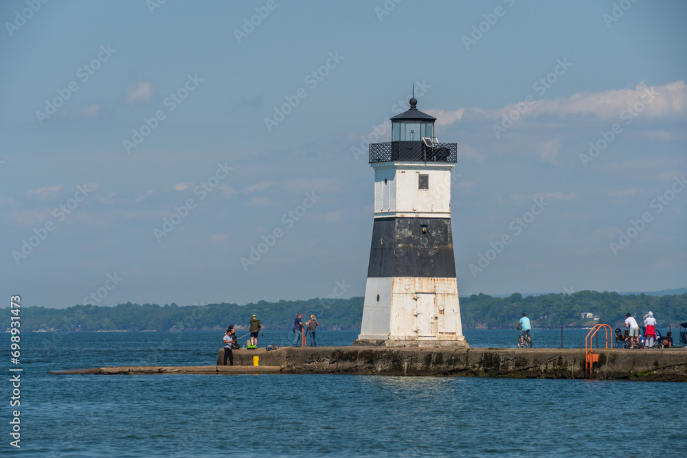 The North Pier Lighthouse at Presque Isle Bay