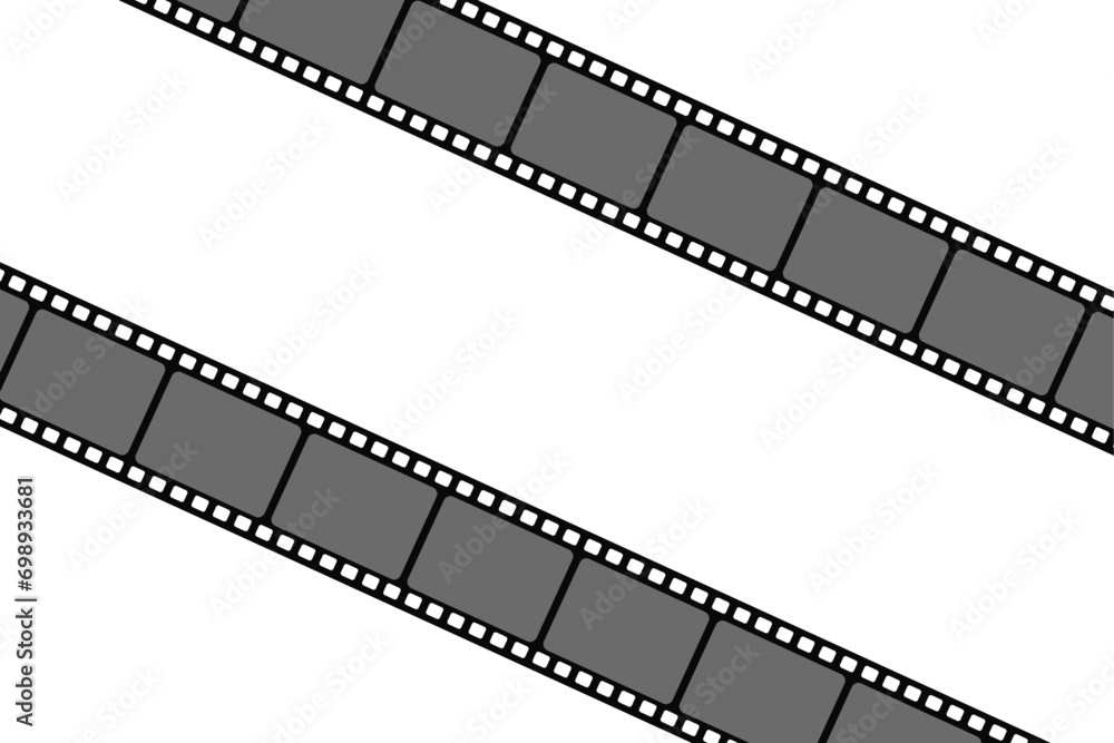 movie film strips frame vector background