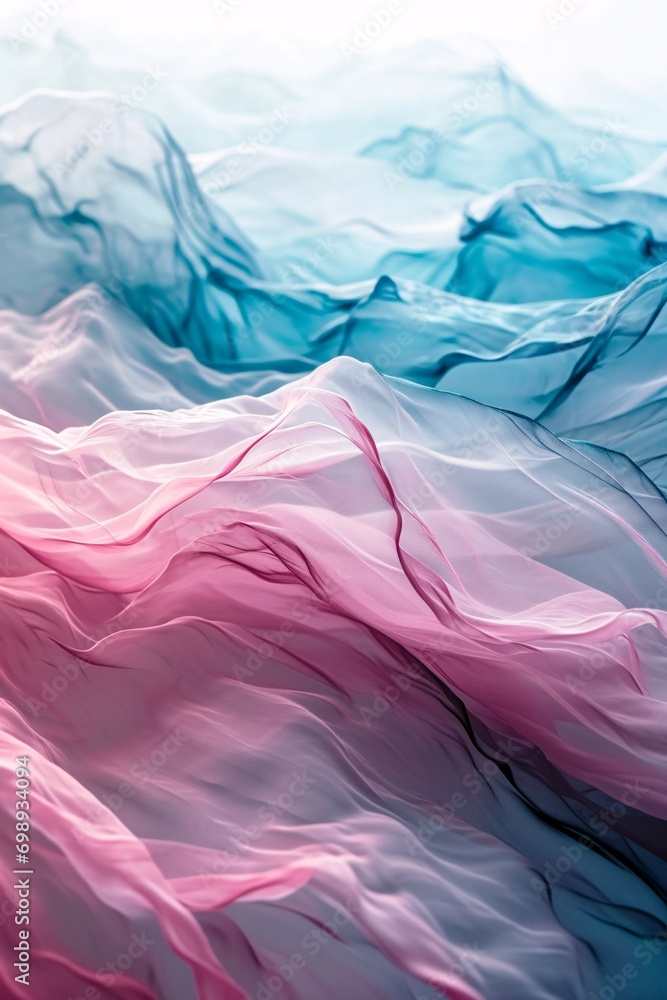 Obraz premium Pink and Blue Swirls