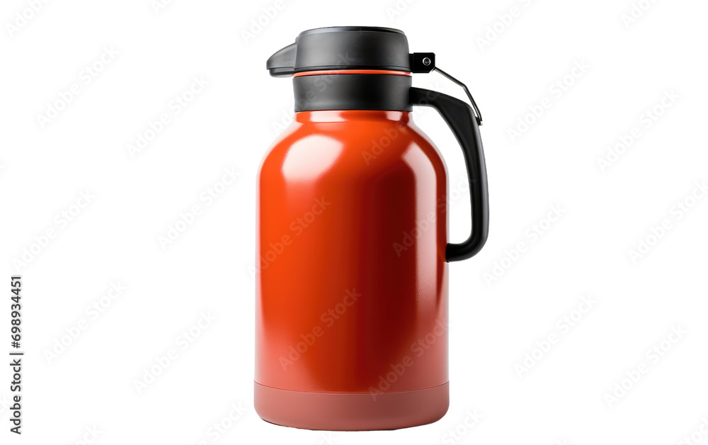 A High Capacity Insulated Water Jug for Outdoor Hydration On a White or Clear Surface PNG Transparent Background. A High Capacity Insulated Water Jug for Outdoor Hydration On a White or Clear Surface PNG Transparent Background.