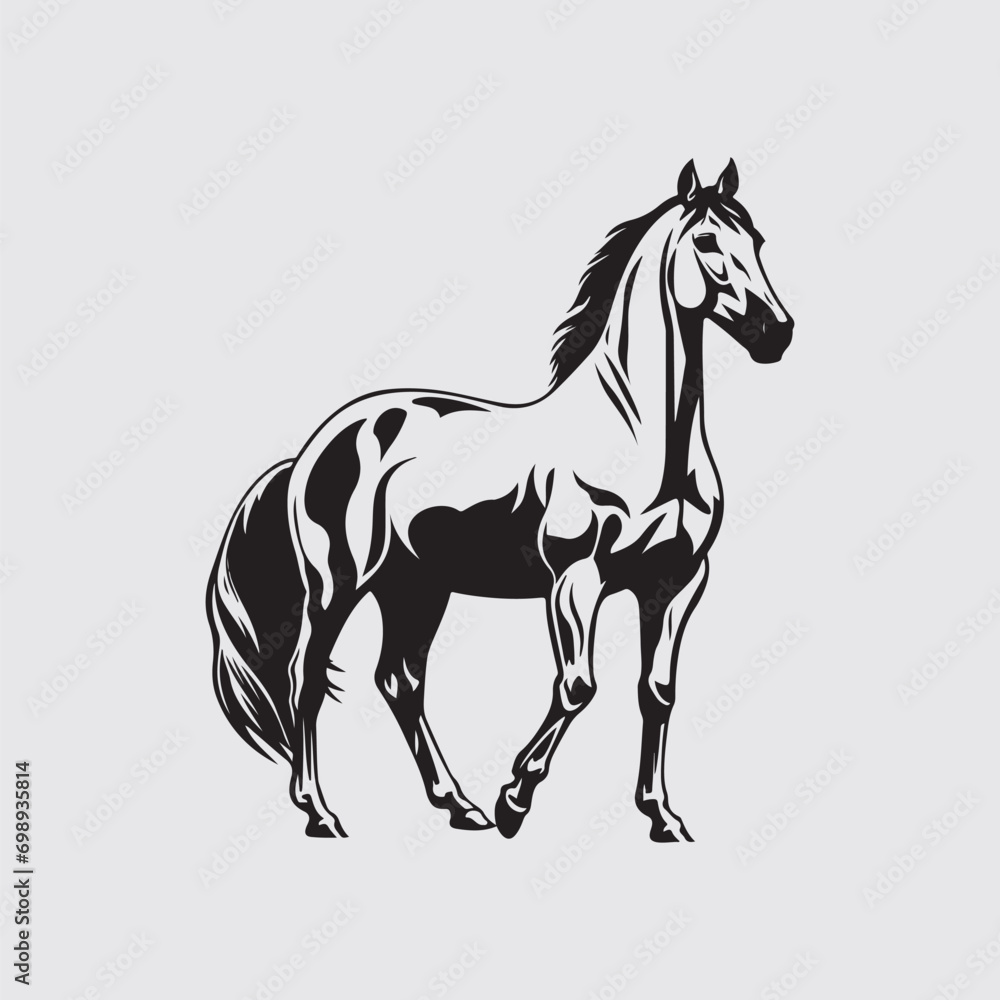 Horse vector, Illustration Of a Horse Horse vector, Illustration Of a Horse