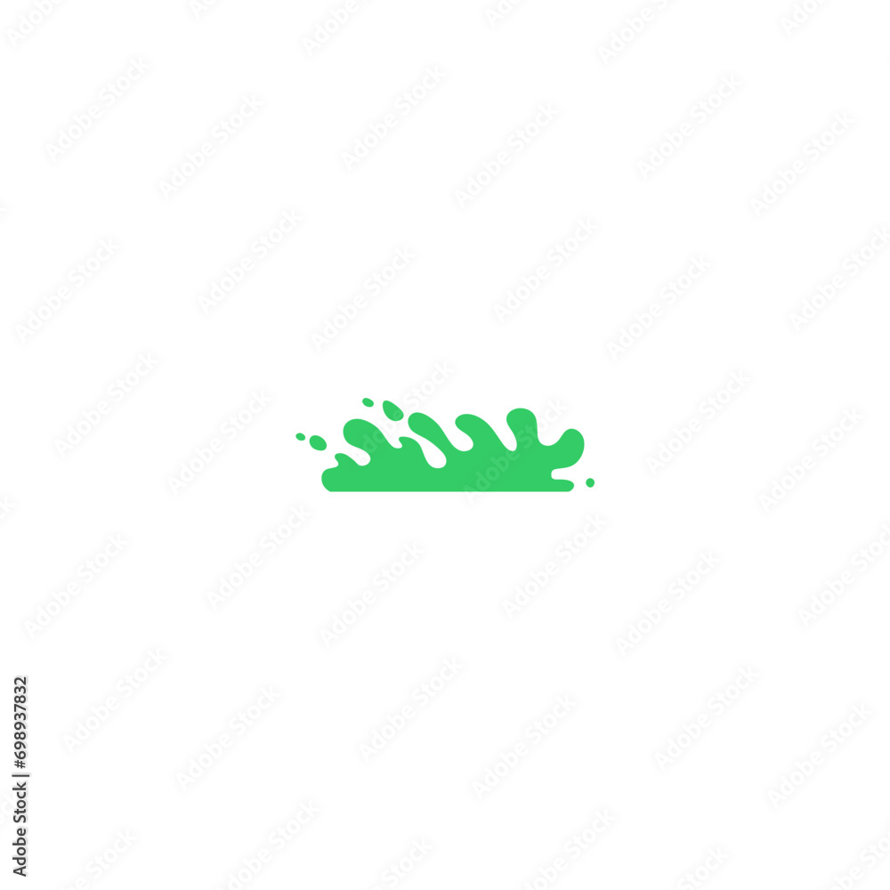 green splash slime vector set set green splash slime vector set set
