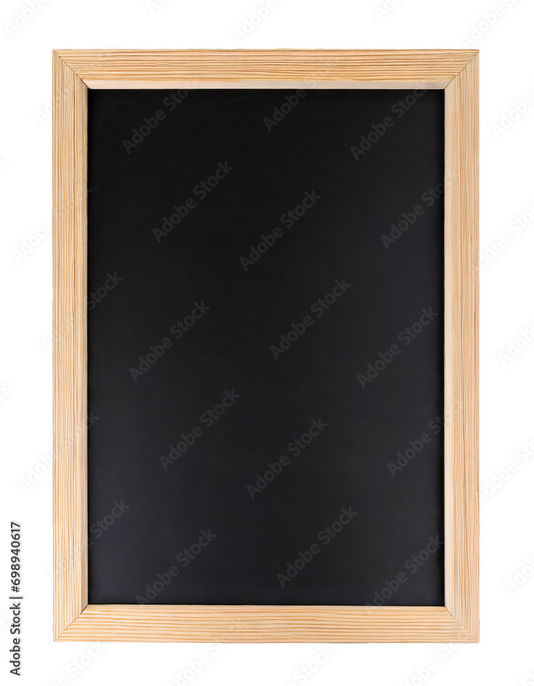 Vertical blank blackboard - isolated on transparent background Vertical blank blackboard - isolated on transparent background