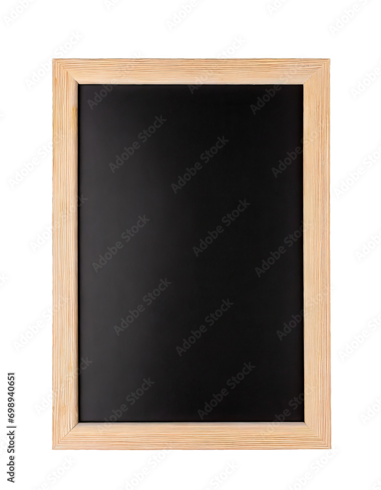 Vertical blank blackboard - isolated on transparent background Vertical blank blackboard - isolated on transparent background