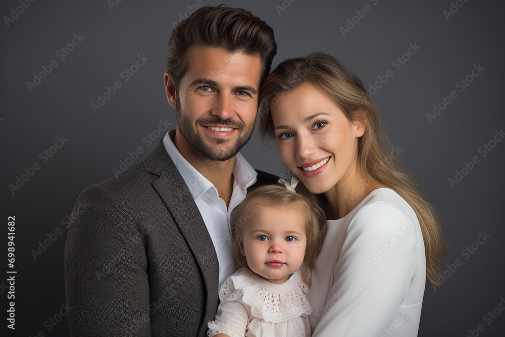 hugging happy beautiful family hugging happy beautiful family
