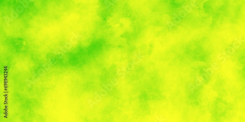Green watercolor painting with green grunge cloudy texture, Green shades gradient grunge texture, Abstract green paper texture with clouds, green aquarelle blurry natural clouds with stains.	