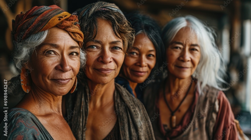 Diverse Generations of Women Together in Strength and Beauty Diverse Generations of Women Together in Strength and Beauty