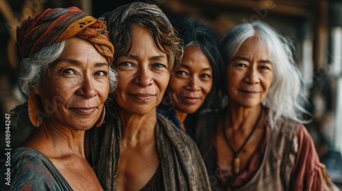 Diverse Generations of Women Together in Strength and Beauty