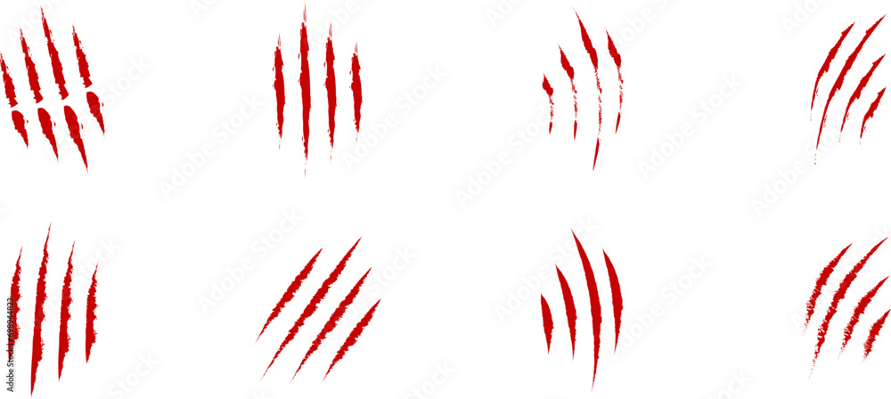 Animal Claw scratches icon. Claws silhouette, vector Animal Claw scratches icon. Claws silhouette, vector