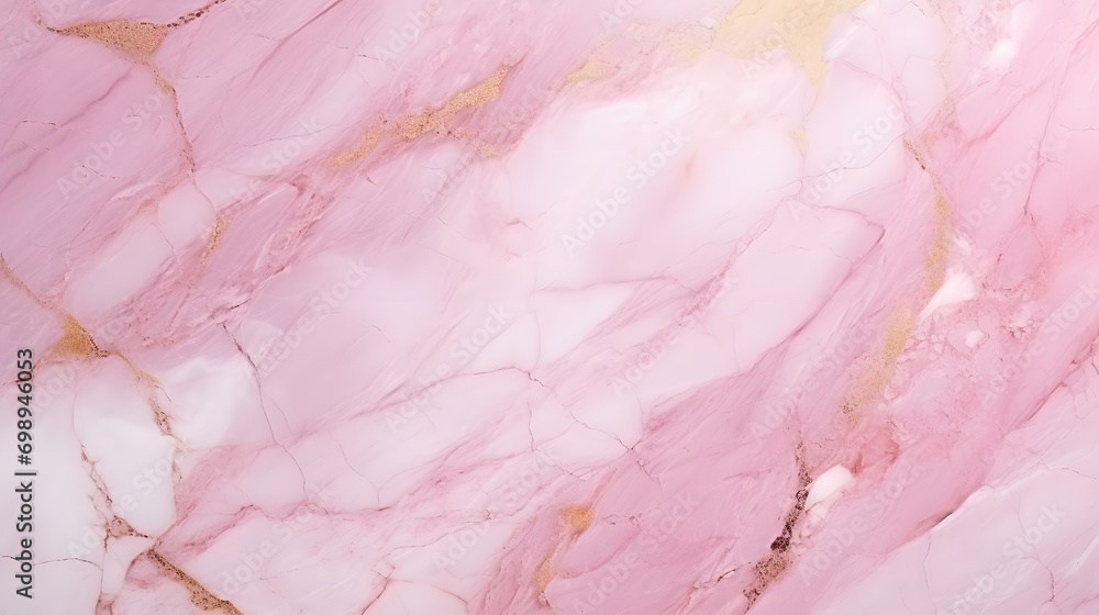 Pink marble texture background pattern, Pink and gold colours. Liquid marble pattern.