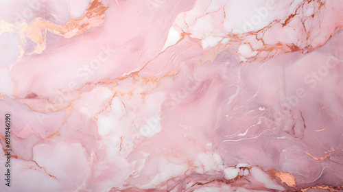 Pink marble texture background pattern, Pink and gold colours. Liquid marble pattern. photo