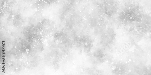 snow falling in the snow in the winter morning, sunshine or sparkling lights and glittering glow winter morning of snow falling background, abstract bokeh glitter background on blurred white.	