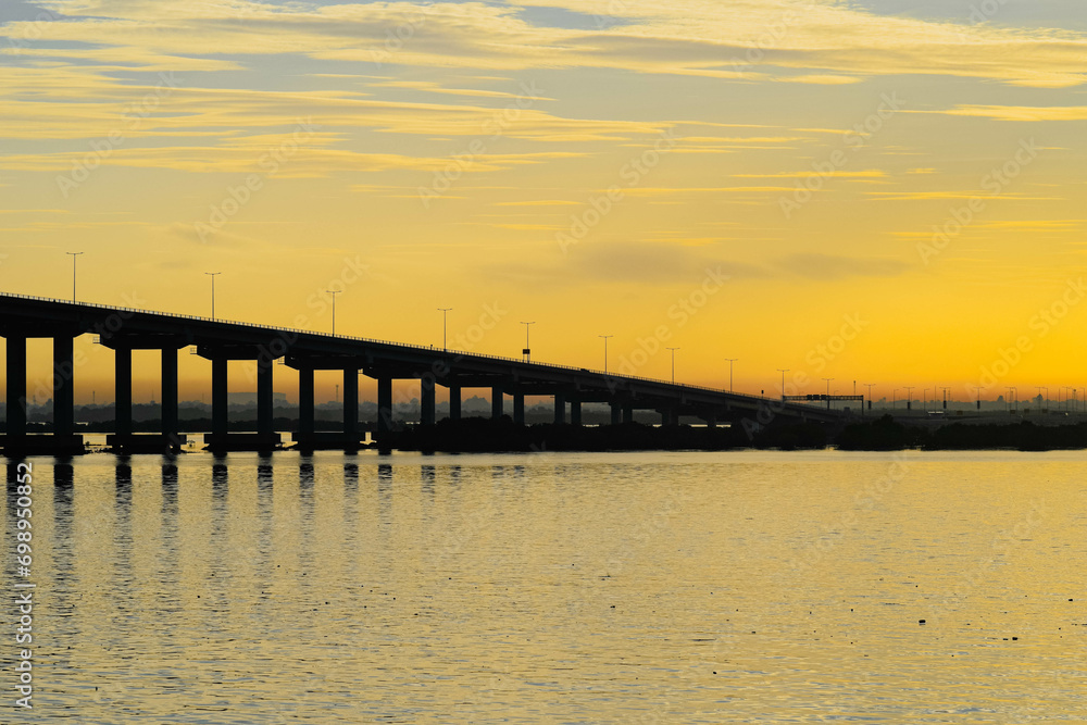 pier at sunset