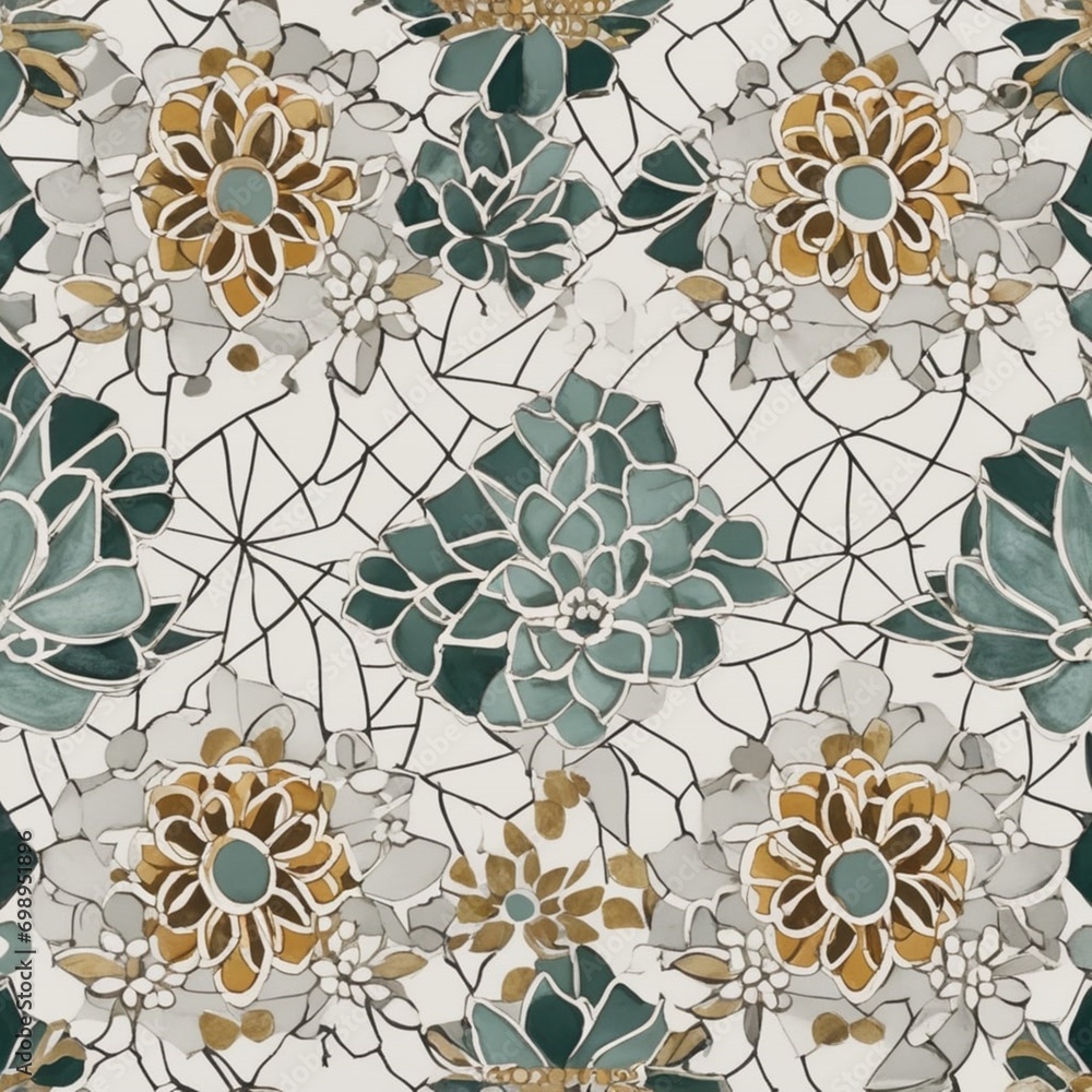 seamless background with flowers seamless background with flowers